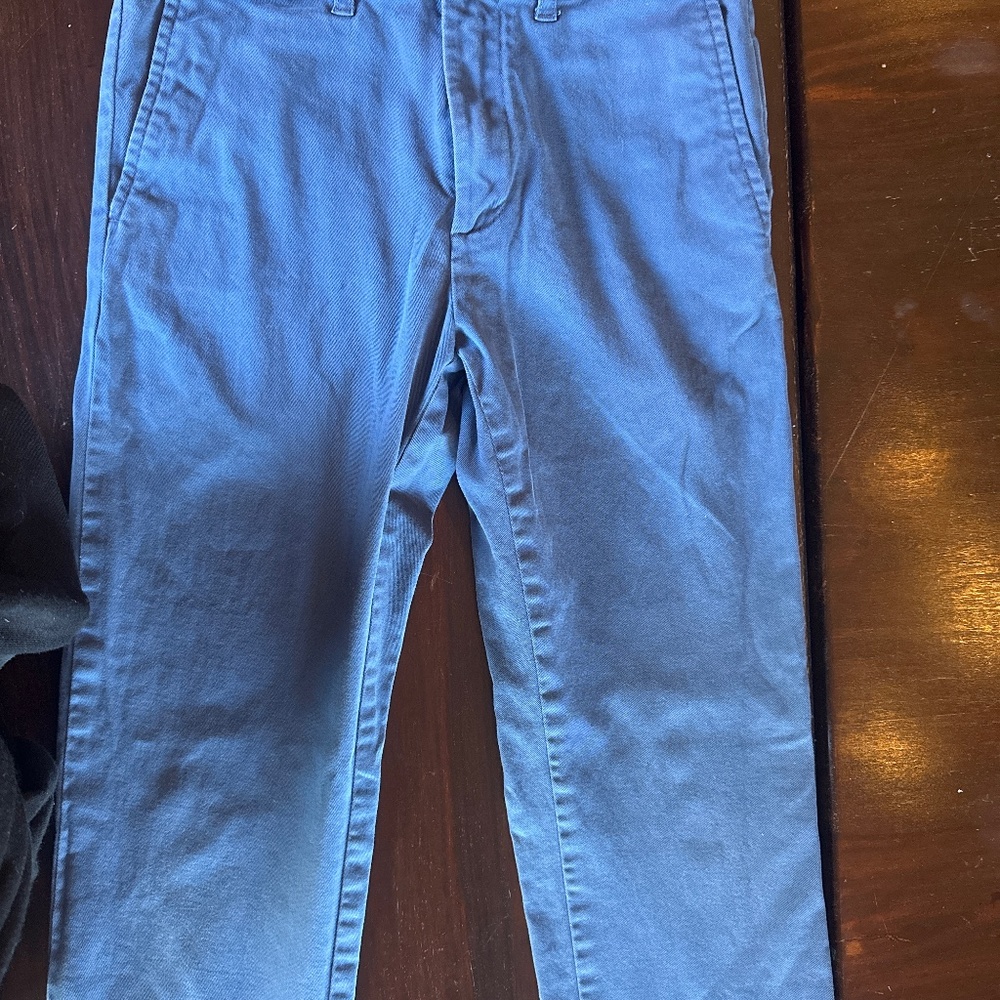 J crew crew cuts boys size 10 chinos in blue